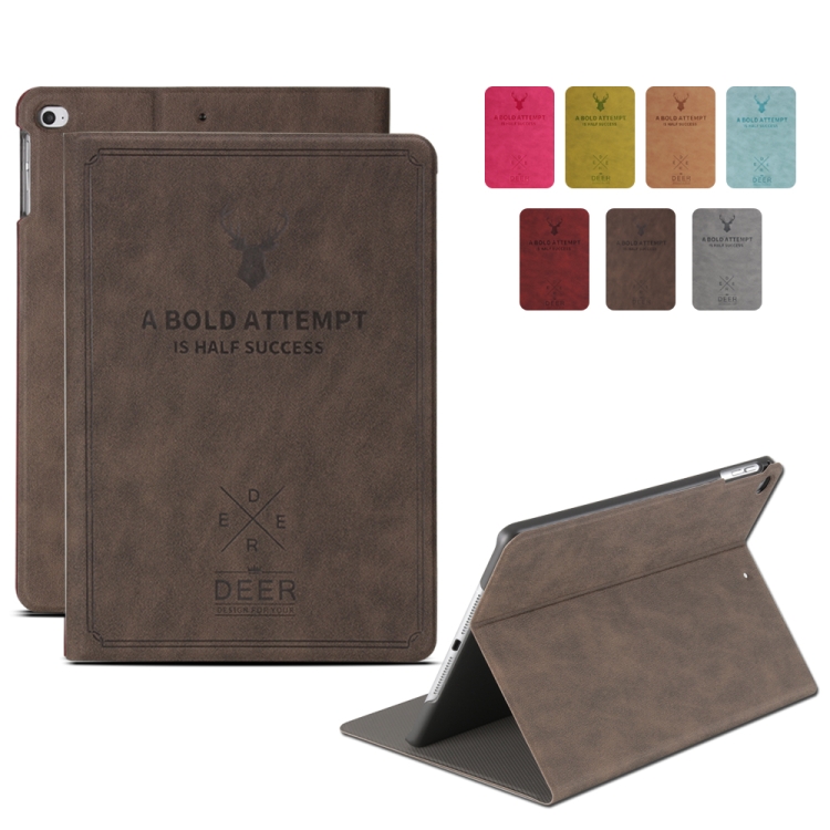 

Universal Deer Skin Holster for iPad 5&6&New 9.7(Coffee)