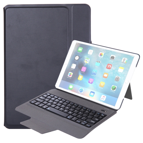 

T1095 For iPad Pro 10.5 inch / Air 10.5 inch Ultra-thin One-piece Plastic Bluetooth Keyboard Leather Cover with Stand Function (Black)