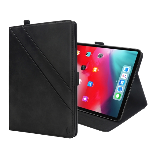 

Horizontal Flip Double Holder Leather Case for iPad Pro 11 inch (2018), with Holder & Card Slots & Photo Frame(Black)