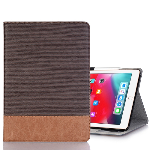 

Cross Texture Horizontal Flip PU Leather Case for iPad Pro 11 inch (2018), with Holder & Card Slots & Wallet(Coffee)