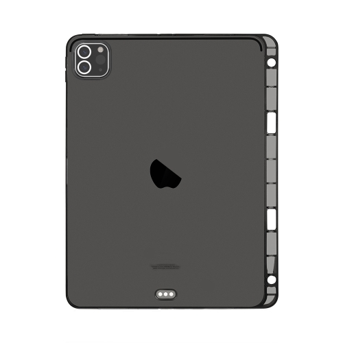 

Highly Transparent TPU Soft Protective Case for iPad Pro 11 inch (2018), with Pen Slot (Black)