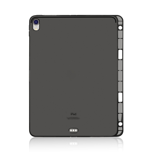 

Highly Transparent TPU Soft Protective Case for iPad Pro 12.9 inch (2018), with Pen Slot (Black)