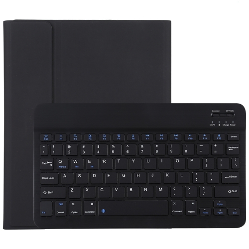 

TG11B Detachable Bluetooth Black Keyboard + Microfiber Leather Protective Case for iPad Pro 11 inch (2020), with Pen Slot & Holder (Black)