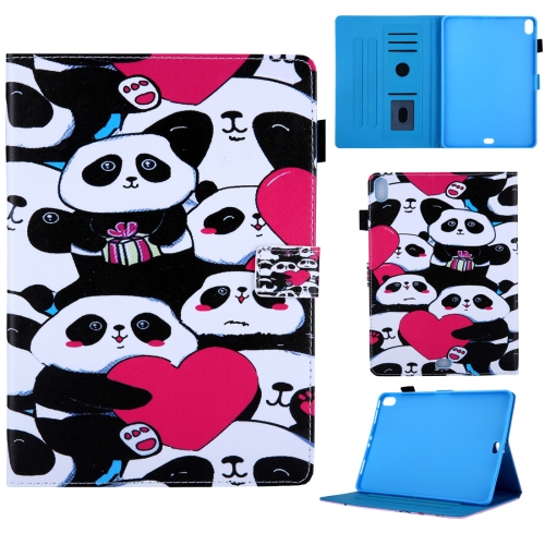 

Pandas Pattern Horizontal Flip Leather Case for iPad Pro 11 inch (2018), with Holder & Card Slot & Sleep / Wake-up Function