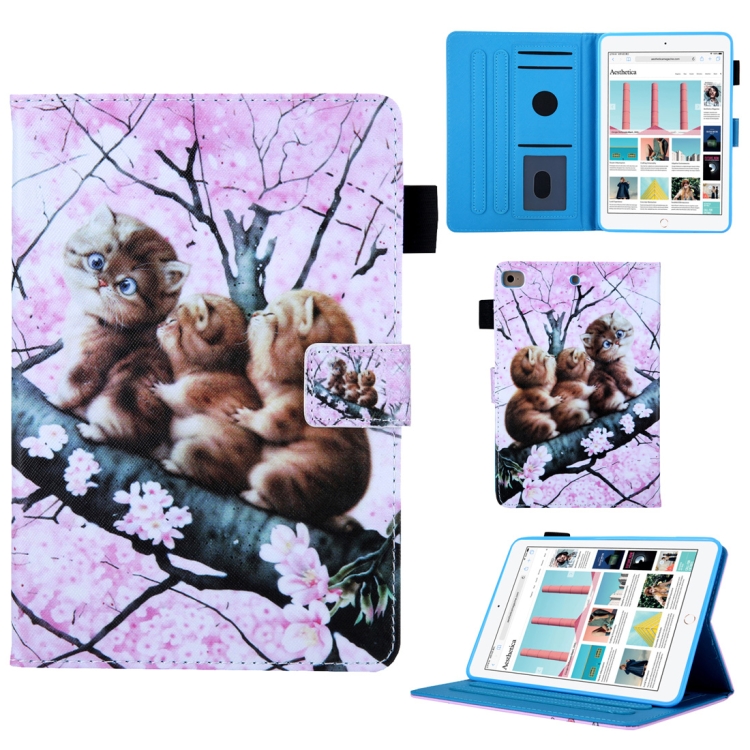 

Cats on the Tree Pattern Horizontal Flip Leather Case for iPad mini 2019 & 4 & 3 & 2 & 1, with Holder & Card Slot & Sleep / Wake-up Function