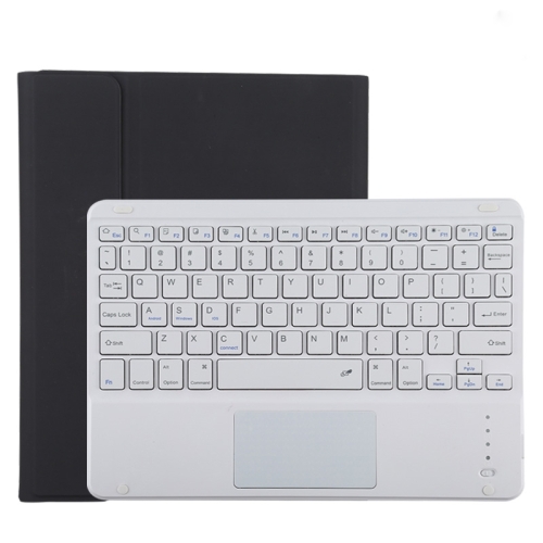 

TG11BC Detachable Bluetooth White Keyboard Microfiber Leather Protective Case for iPad Pro 11 inch (2020), with Touchpad & Pen Slot & Holder (Black)