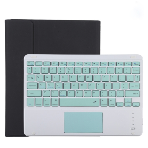 

TG11BC Detachable Bluetooth Green Keyboard Microfiber Leather Protective Case for iPad Pro 11 inch (2020), with Touchpad & Pen Slot & Holder (Black)