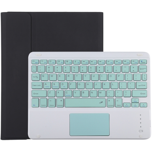 

TG-102BC Detachable Bluetooth Green Keyboard + Microfiber Leather Protective Case for iPad 10.2 inch / iPad Air (2019), with Touch Pad & Pen Slot & Holder (Black)