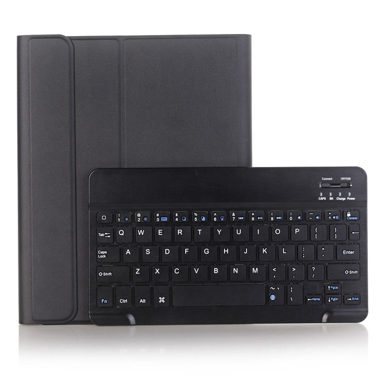 

A102B For iPad 10.2 inch 2019 Ultra-thin Detachable Bluetooth Keyboard Leather Case with Stand & Pen Slot Function (Black)