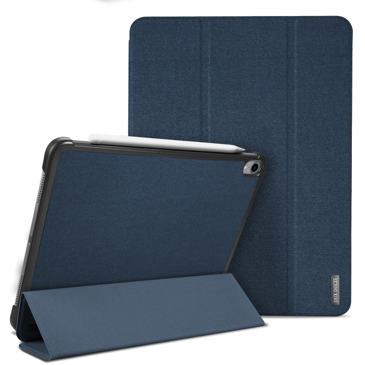 

DUX DUCIS Domo Series Horizontal Flip Magnetic PU Leather Case for iPad Pro 12.9 inch (2018), with Three-folding Holder & Sleep / Wake-up Function(Blue)