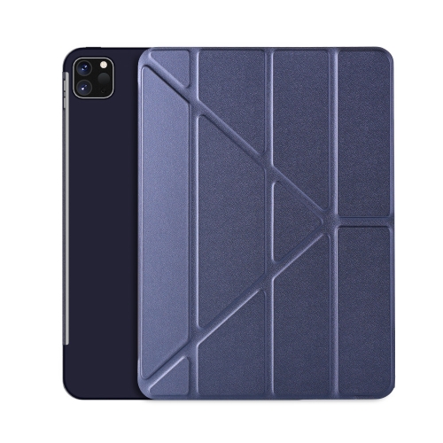 

Horizontal Flip Ultra-thin Magnetic PU Leather Case for iPad Pro 11 inch (2018), with Sleep / Wake-up Function(Dark Blue)