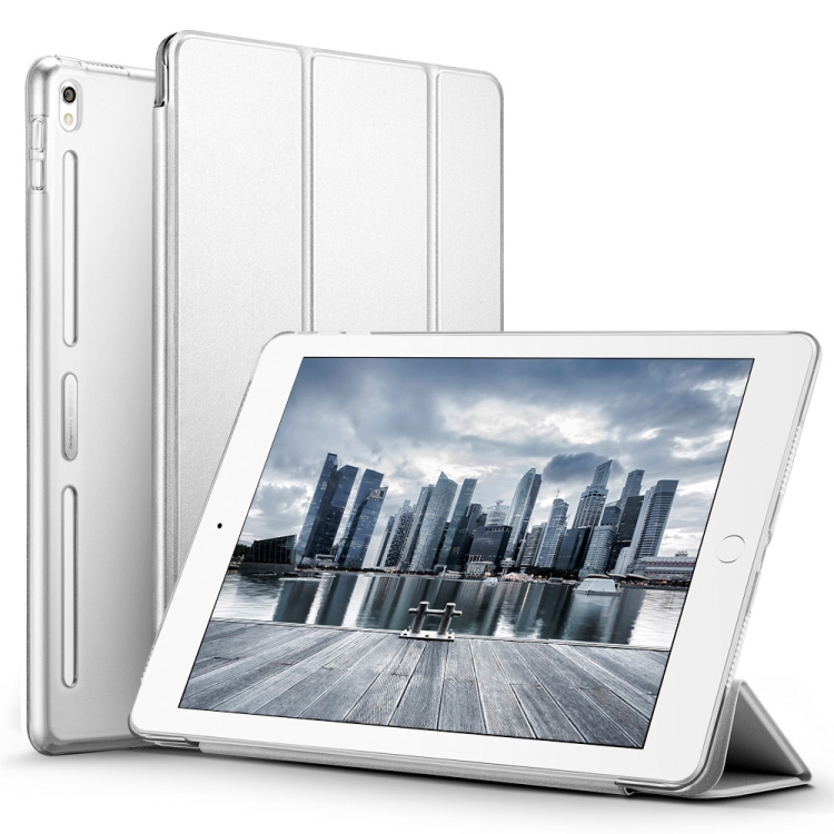 

ESR Yippee Color Plus Series Soft Edge Three-folding Magnetic Leather Case for iPad Pro 10.5 inch, with Sleep / Wake-up Function(Grey)