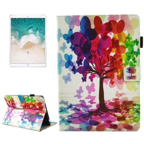 

For iPad Pro 10.5 inch Butterfly Pattern Horizontal Flip Leather Protective Case with Holder & Card Slots & Sleep