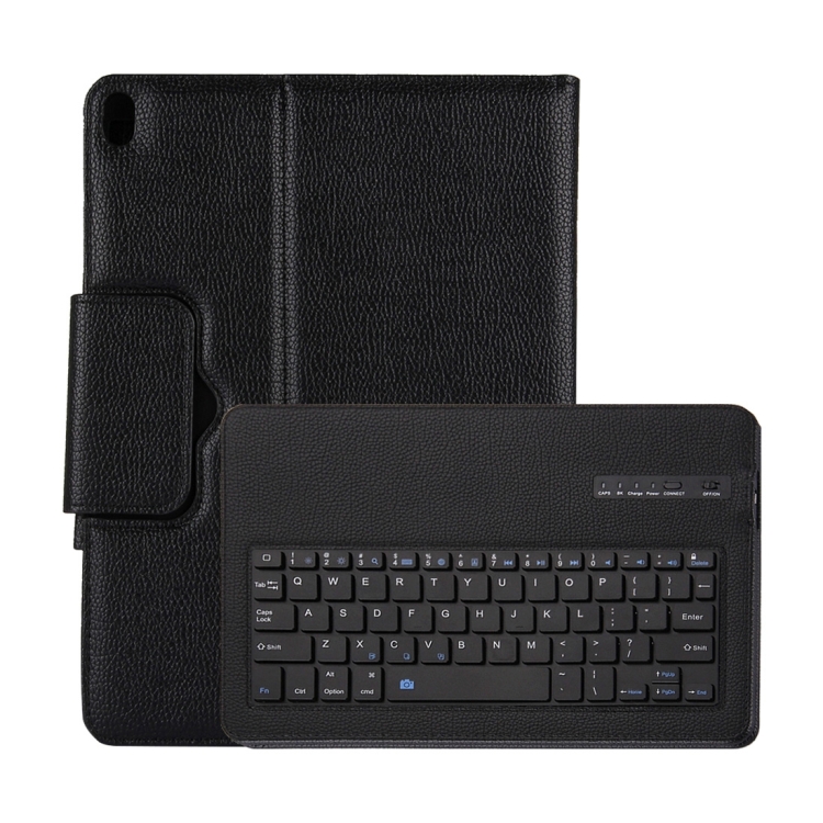 

Detachable Bluetooth Keyboard + Litchi Texture Horizontal Flip Leather Case with Holder for iPad Pro 11 inch (2018)(Black)