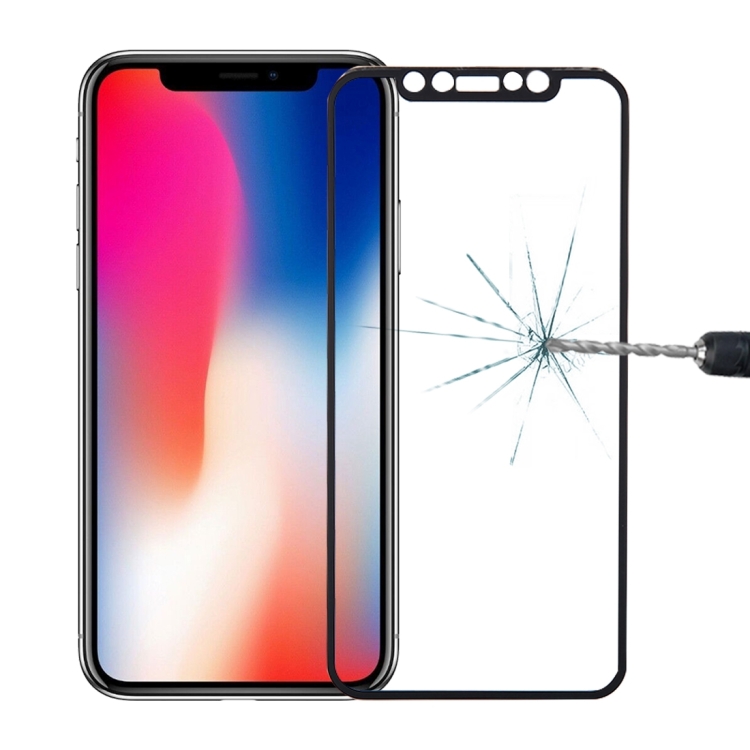 

Titanium Alloy Metal Tempered Glass Film For iPhone X/XS/XSI (2019)(Black)