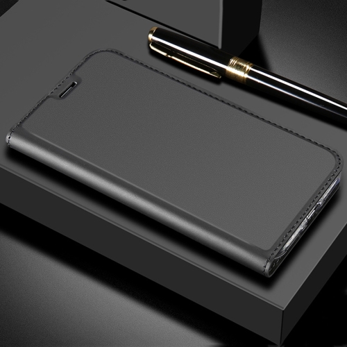 

DZGOGO ISKIN Series Slight Frosted PU+ TPU Case for iPhone X / XS (Black)