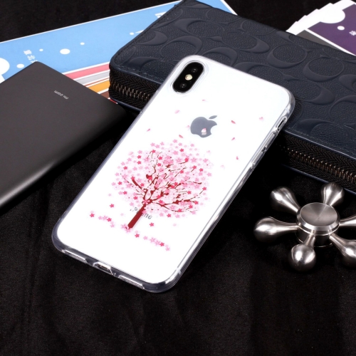 

Sakura Tree Pattern TPU Case for iPhone X / XS
