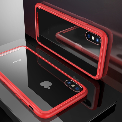 

Baseus See-through Glass Case for iPhone X / XS (Red)