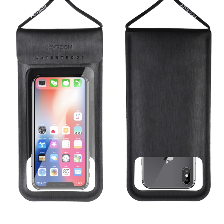 

JOYROOM JR-CY701 IPX8 Waterproof Touch Screen Transparent Sealed Mobile Phone Waterproof Bag with Lanyard(Black)