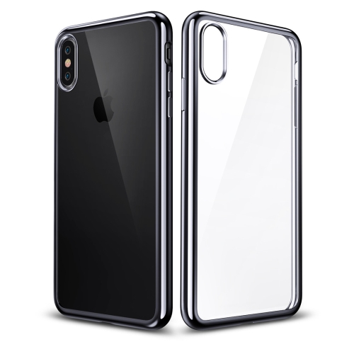 

ESR Essential Twinkler Series Ultra-thin Transparent Soft TPU Case for iPhone X(Black)