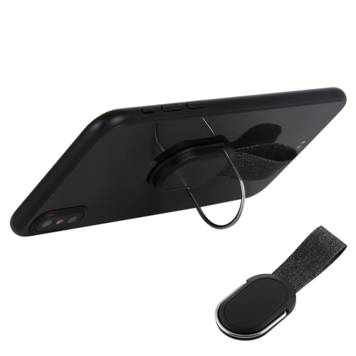 

CPS-016 Universal Finger Strap Grip Self Holder Mobile Phone Stand, For iPad, iPhone, Galaxy, Huawei, Xiaomi, LG, HTC and Other Smart Phones(Black)