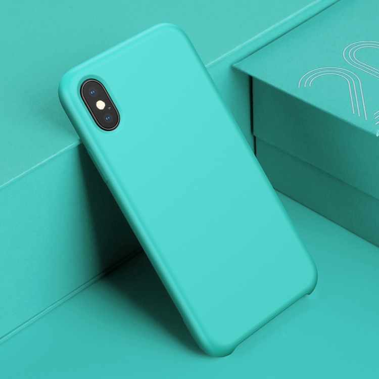 

Baseus for iPhone X / XS Silicone Shockproof Soft Protective Back Cover Case (Blue)