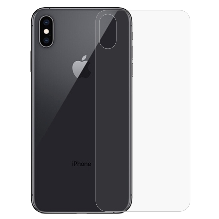 

0.1mm HD Straight Edge PET Back Protector for iPhone X / XS