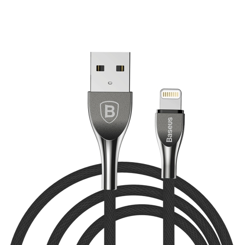 

Baseus Mageweave Texture Zinc Alloy 8 Pin USB-A to IP 2A 1M Data Cable, For iPhone XR / iPhone XS MAX / iPhone X & XS / iPhone 8 & 8 Plus / iPhone 7 & 7 Plus / iPhone 6 & 6s & 6 Plus & 6s Plus / iPad(Black)