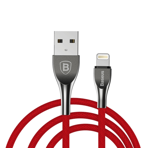 

Baseus Mageweave Texture Zinc Alloy 8 Pin USB-A to IP 2A 1M Data Cable, For iPhone XR / iPhone XS MAX / iPhone X & XS / iPhone 8 & 8 Plus / iPhone 7 & 7 Plus / iPhone 6 & 6s & 6 Plus & 6s Plus / iPad(Red)