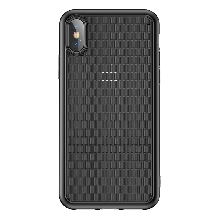 

Baseus Weave Style Ultra-thin TPU Soft Case for iPhone XS(Black)