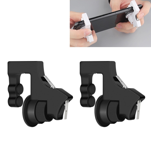

G2 Double Mechanical Switch Eat Chicken Mobile Phone Trigger Shooting Controller Button Handle (Black)