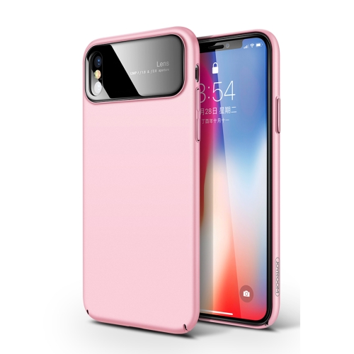 

JOYROOM for iPhone X Ultra-thin Shockproof Protective Back Case(Pink)