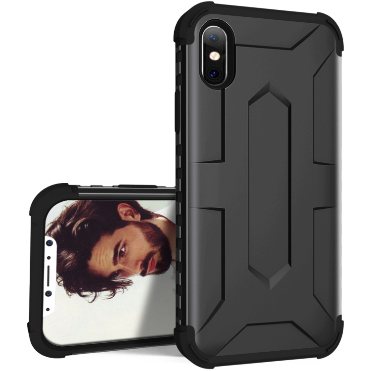 

Dropproof PC + TPU Case for iPhone X / XS (Black)