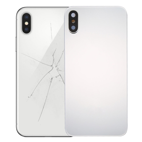 

Back Cover with Adhesive for iPhone X(Silver)