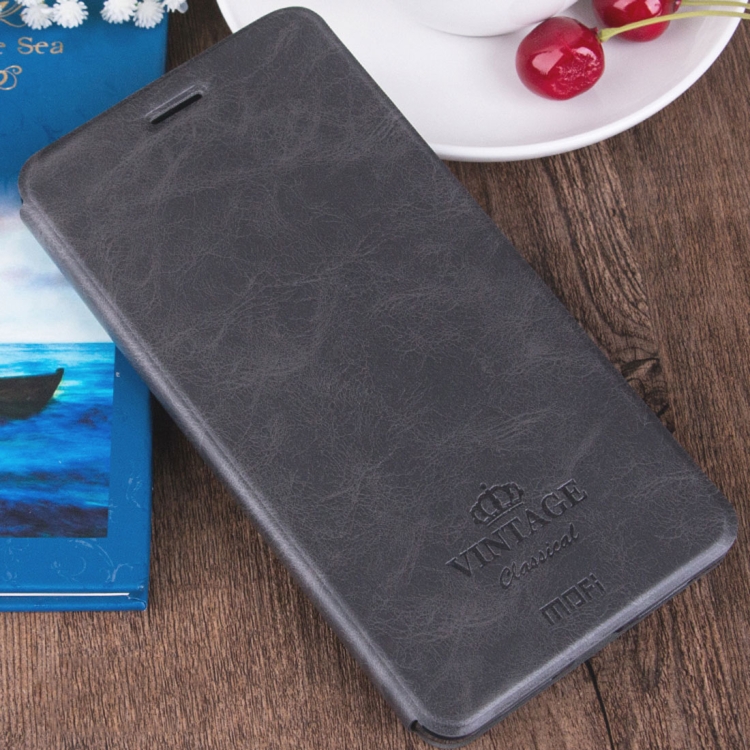 

MOFI for iPhone X Crazy Horse Texture Horizontal Flip Leather Case with Holder & Card Slot(Black)