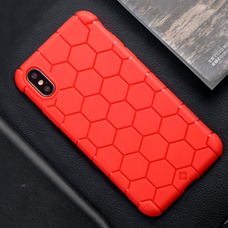 

TOTUDESIGN For iPhone X / XS Nest Series TPU Shockproof Protective Soft Case(Red)