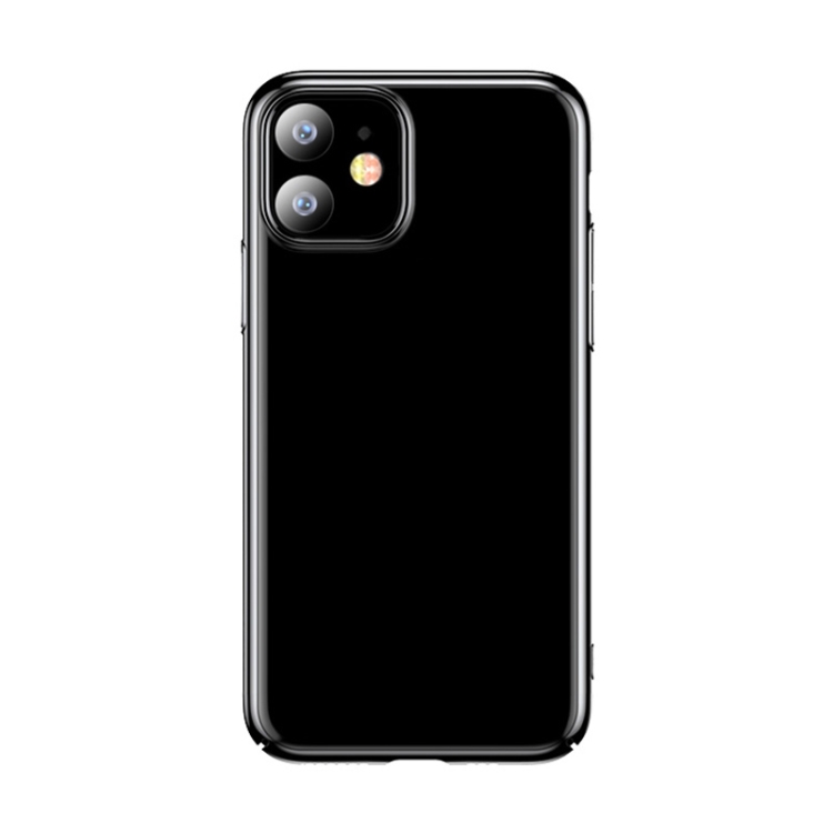 

For iPhone 11 TOTUDESIGN Wind Series Shockproof Electroplating PC Protective Case (Black)