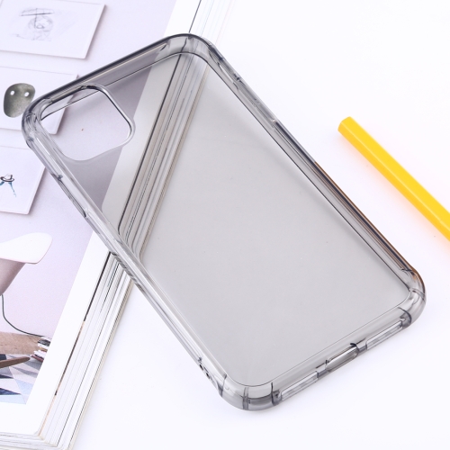 

Shockproof Thick Transparent TPU Protective Case for iPhone 11 Pro (Grey)