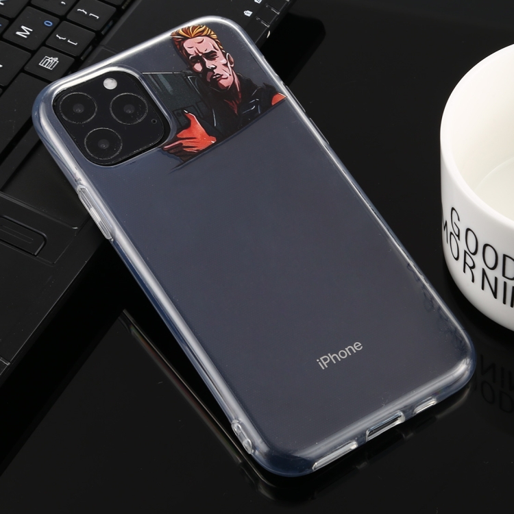 

For iPhone 11 Pro Creative 1.5mm TPU Transparent Protective Case
