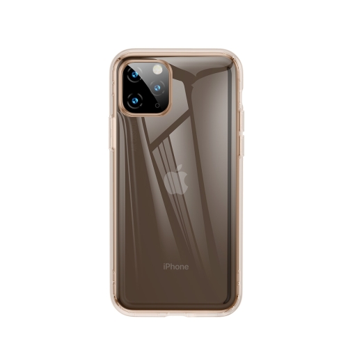 

For iPhone 11 Pro Max Baseus Safety Airbags TPU Case(Transparent Gold)