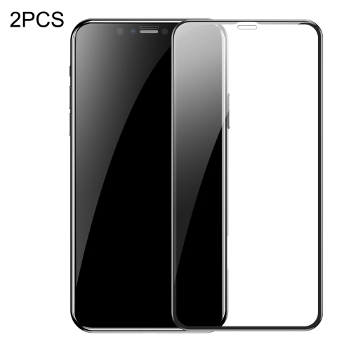 

2 PCS Baseus 0.3mm 9H Full Screen Tempered Glass Film for iPhone 11 / XR
