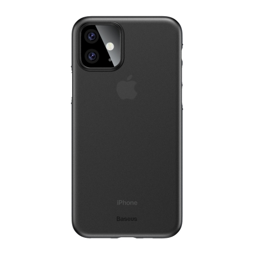 

For iPhone 11 Baseus Wing Ultra-Thin Frosted PP Case(Transparent Black)