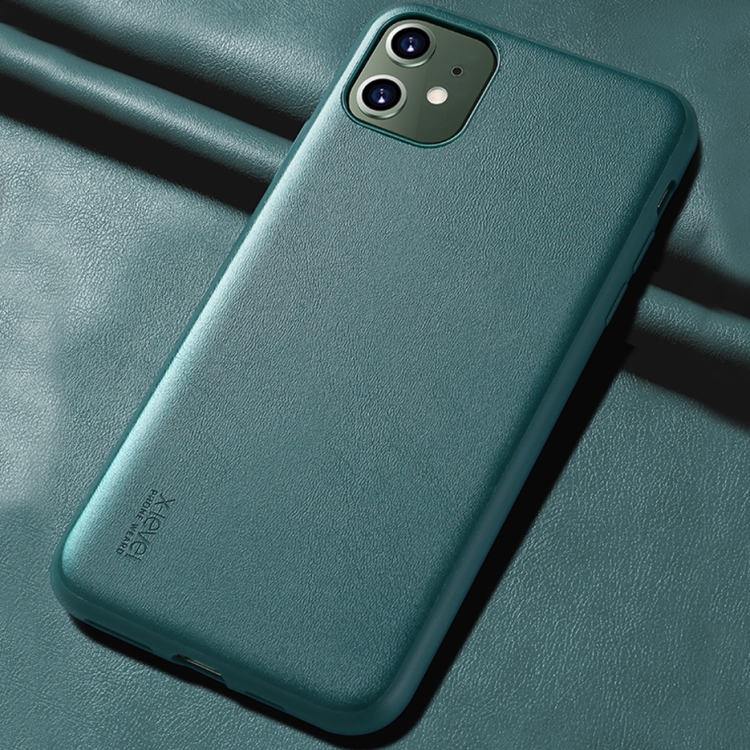 

X-level For iPhone 11 Plain Series Shockproof Protective Case(Green)