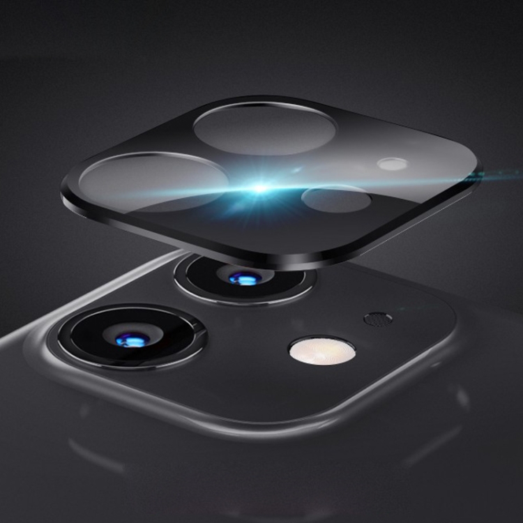 

For iPhone 11 TOTUDESIGN Armour Rear Camera Lens Protective Film (Black)