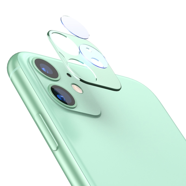

For iPhone 11 TOTUDESIGN Crystal Color Rear Camera Lens Protective Film (Green)