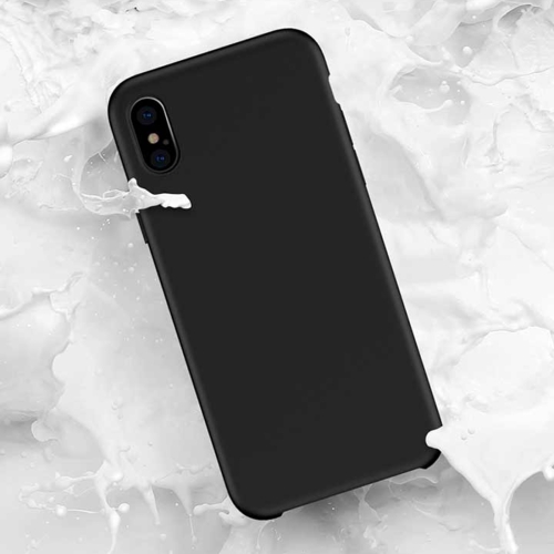 

TOTUDESIGN Liquid Silicone Dropproof Full Coverage Case for iPhone XS Max(Black)