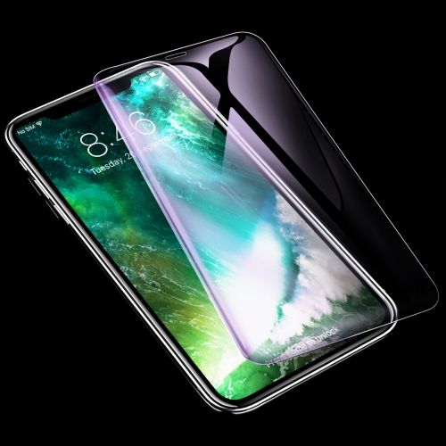 

ROCK 0.26mm 9H 6D Curved Surface Anti Blue-ray HD Full Screen Tempered Glass Film for iPhone XS Max