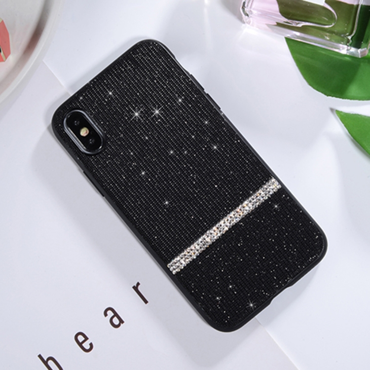 

SULADA Glitter Powder Diamond TPU Case for iPhone XS Max (Black)