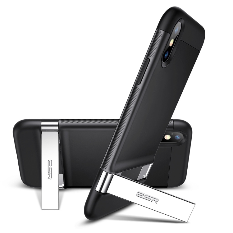

ESR Urbansoda Simplace Series PC + TPU Protective Case for iPhone XS Max, with Metal Holder (Black)