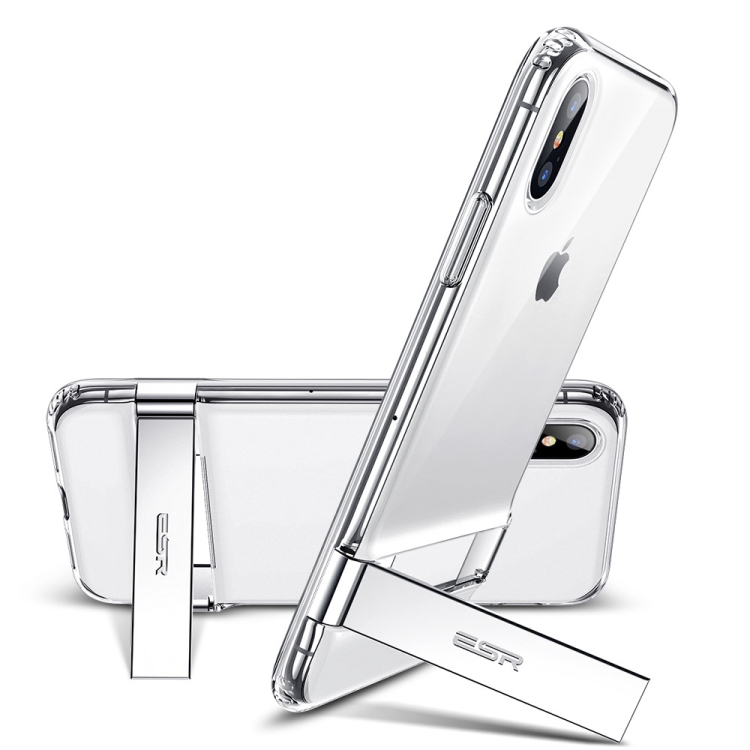 

ESR Urbansoda Simplace Series PC + TPU Protective Case for iPhone XS Max, with Metal Holder(Transparent)